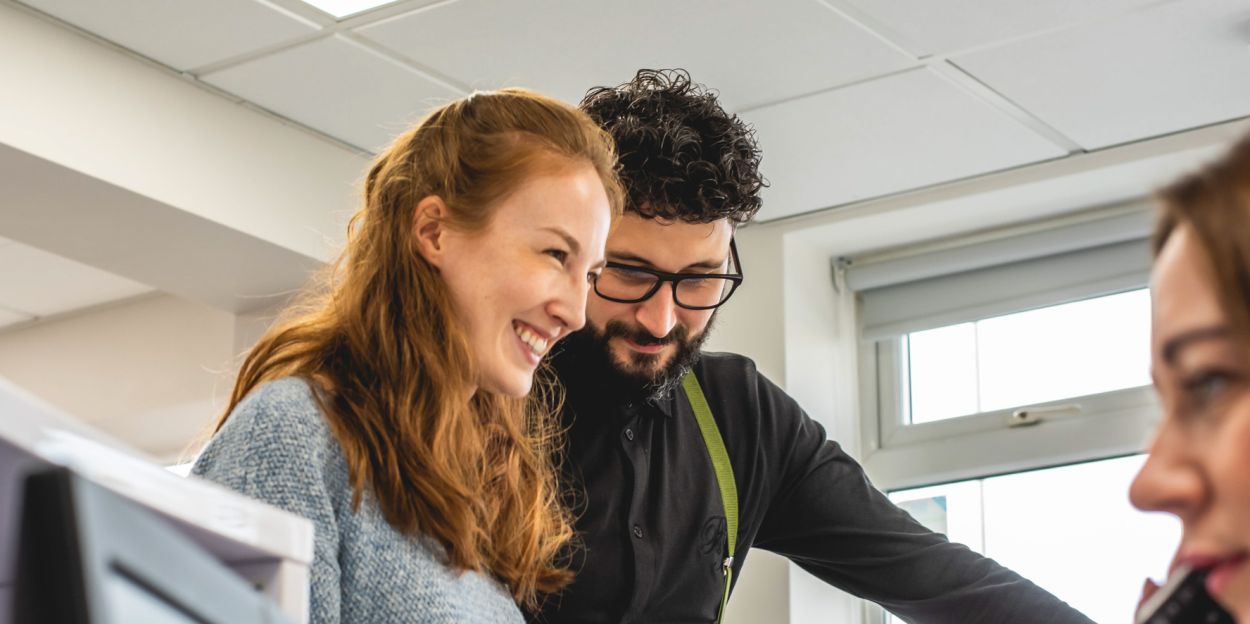 Patient at reception